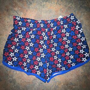 DSG Girls Large Stride Short Retro‎ Stars Red White & Blue
